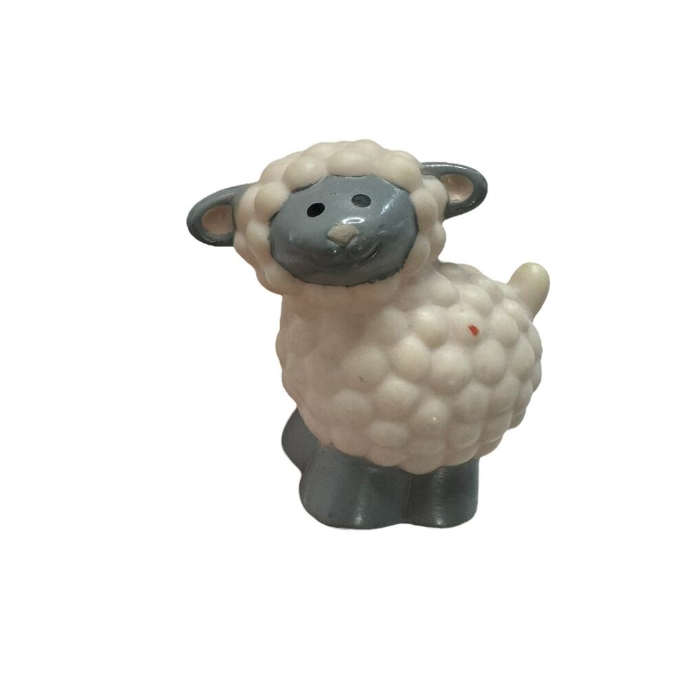 FISHER PRICE Little People Vintage 90’s Sheep Figure 1990 Animal White Gray